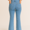 Pantalón tipo jeans corte campana