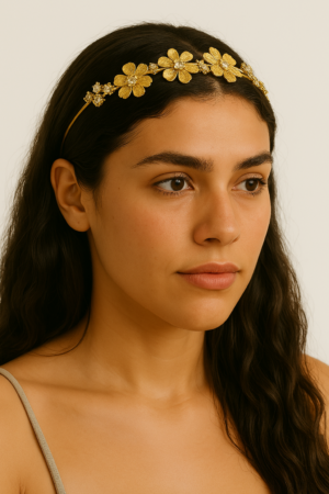 Diadema de pedrería