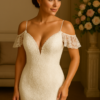 Vestido de novia corte sirena