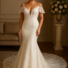 Vestido de novia corte sirena
