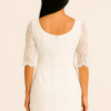 Vestido semi-formal con mangas