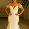 Vestido de novia corte sirena