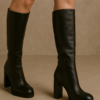 Botas altas cuero