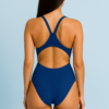 Traje de baño con espalda abierta